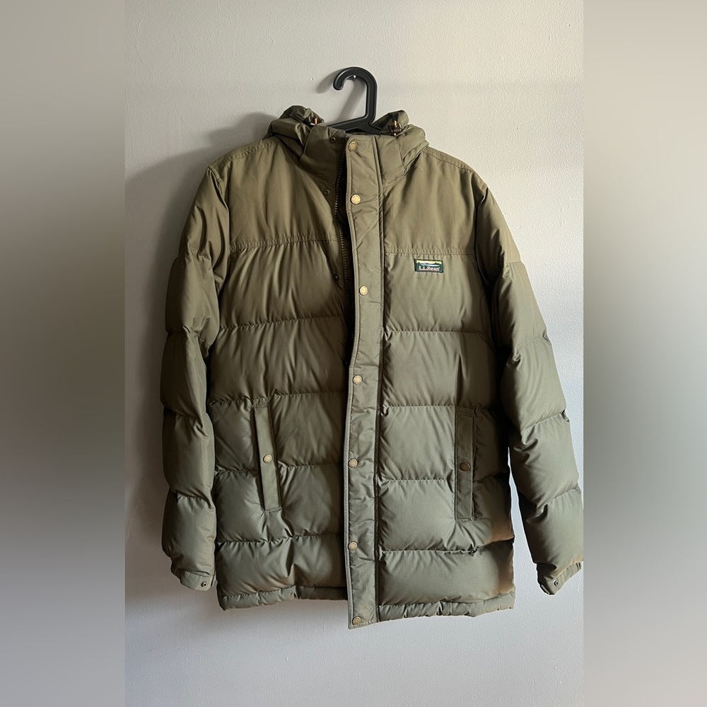 LL BEAN down parka men’s medium
